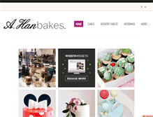 Tablet Screenshot of ahanbakes.com